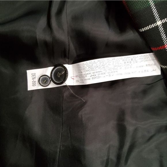 Zara Women's Checked Plaid Double Breasted Blazer Size XS - Picture 8 of 13